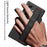 GKK For Samsung Galaxy Z Fold7 5G Case Magnetic Hinge Hard PC Phone Case with Hand Strap / Tempered Glass Film - Carbon Fiber Texture - 3