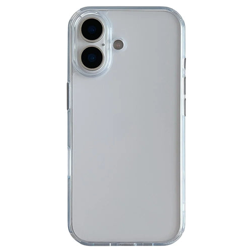 For iPhone 17 Clear Case Shockproof PC + TPU Matte Phone Cover - 1