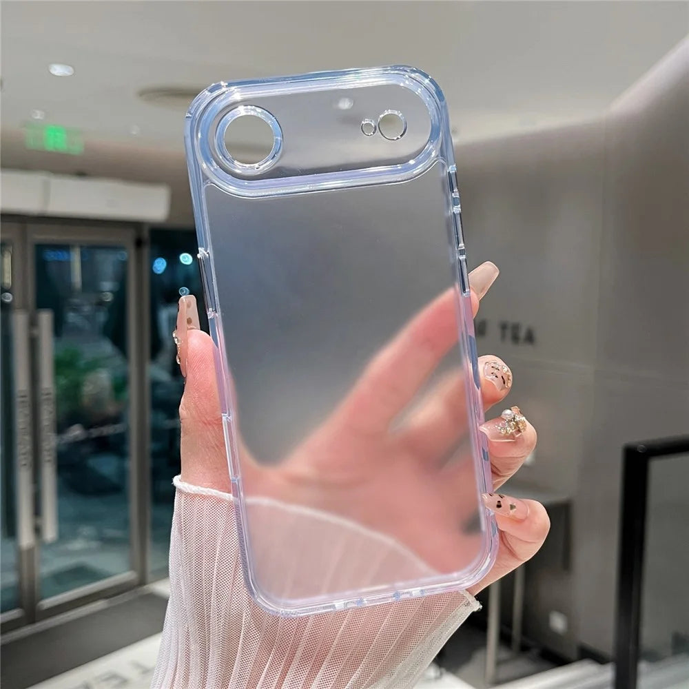 For iPhone Air Clear Case Shockproof PC + TPU Matte Phone Cover - 4