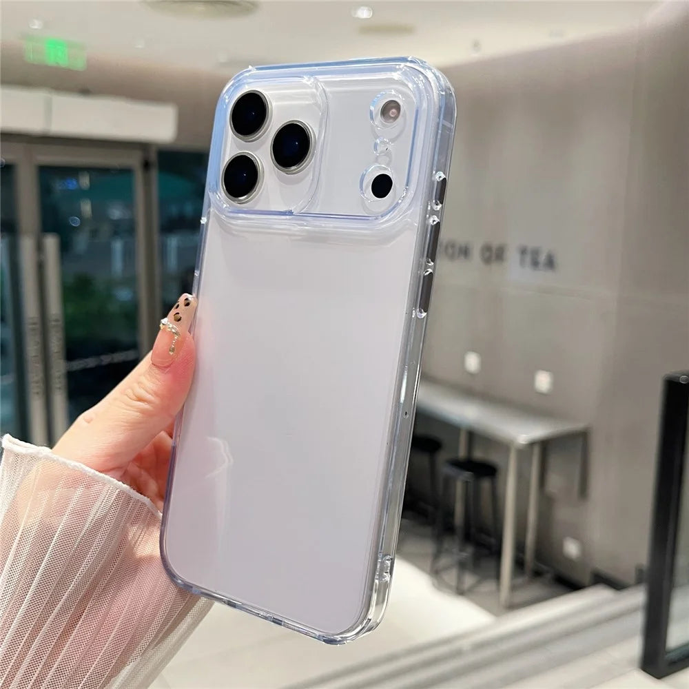 For iPhone 17 Pro Max Clear Case PC + TPU Shockproof Phone Cover - 2