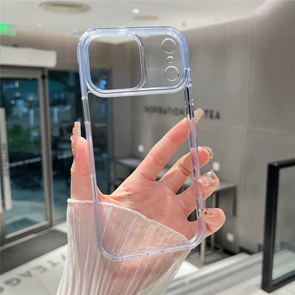 For iPhone 17 Pro Max Clear Case PC + TPU Shockproof Phone Cover - 6