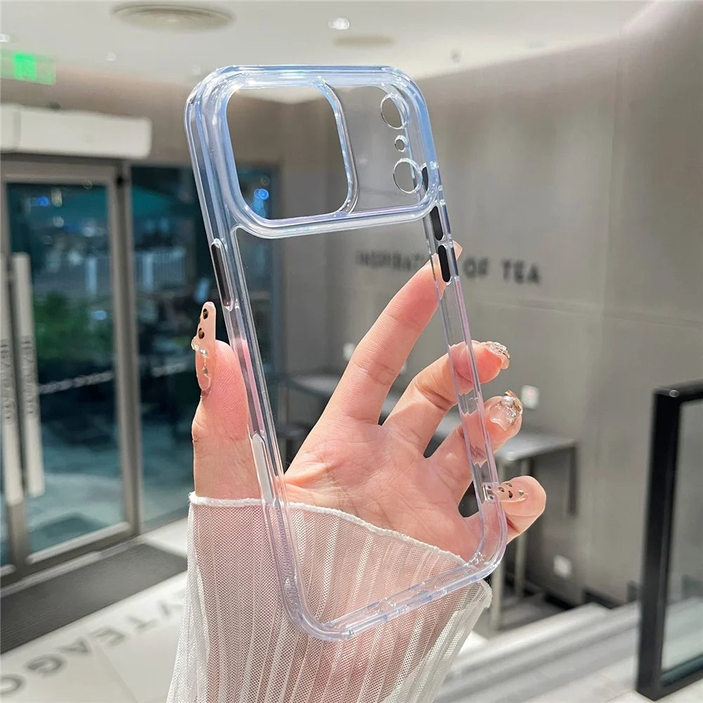 For iPhone 17 Pro Max Clear Case PC + TPU Shockproof Phone Cover - 7