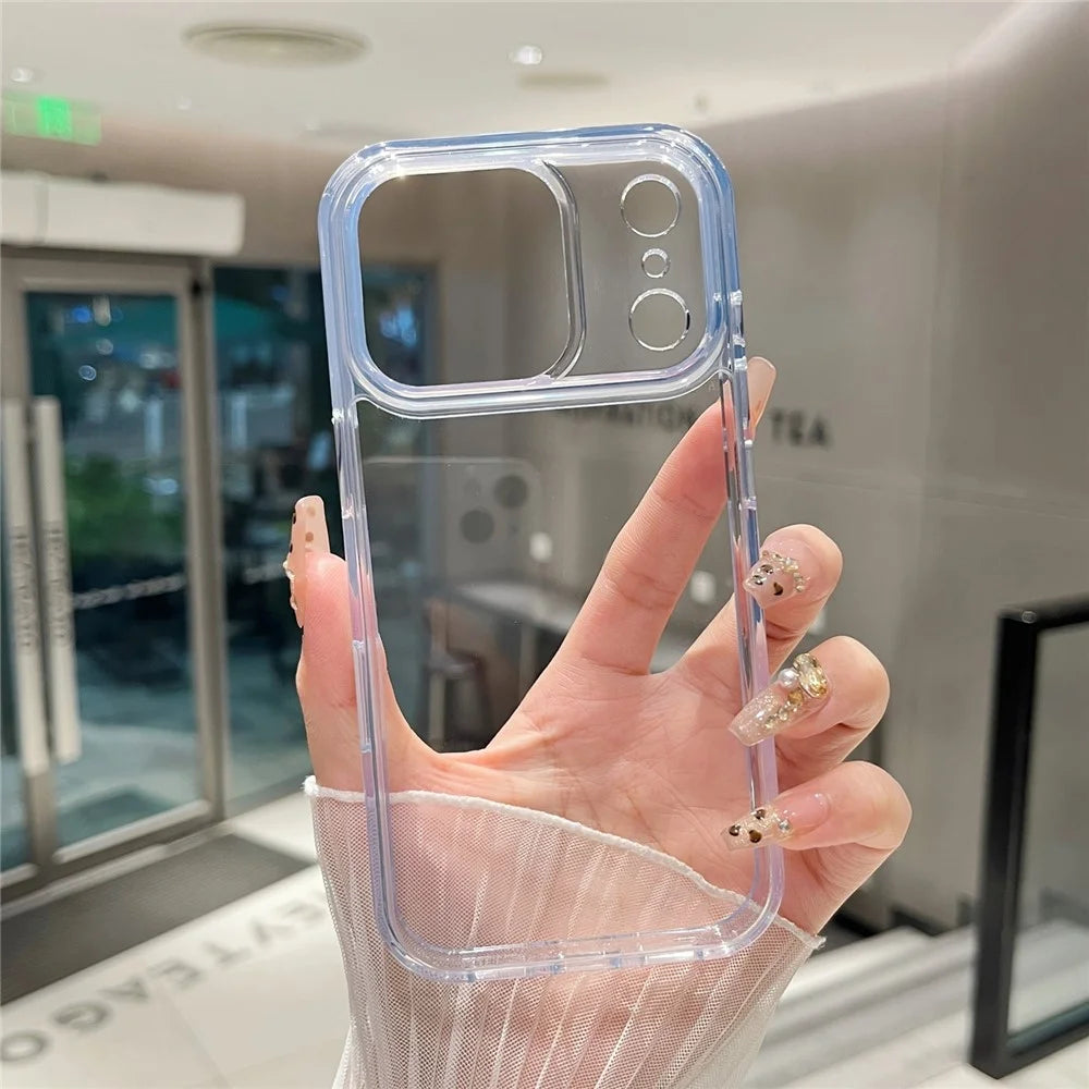 For iPhone 17 Pro Clear Case PC + TPU Shockproof Phone Cover - 7