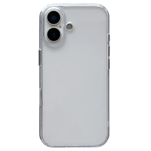 For iPhone 17 Clear Case PC + TPU Shockproof Phone Cover - 1