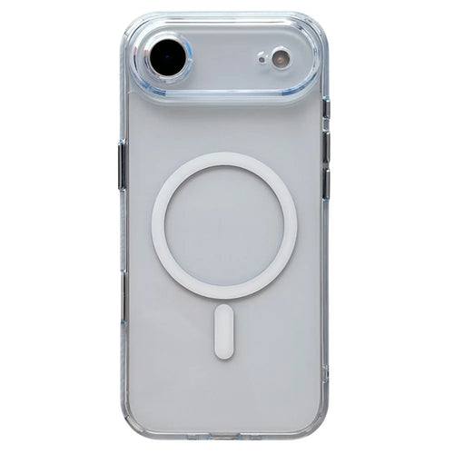 For iPhone Air Magnetic Clear Case PC +TPU Hybrid Phone Cover Compatible with MagSafe - 1