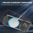 R-JUST For iPhone 17 Pro Case PC + Silicone + Metal Back Cover with Tempered Glass Film - Black - 7