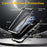R-JUST For iPhone Air Case PC + Silicone + Metal Kickstand Phone Cover with Tempered Glass Film - Black - 6