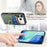 For iPhone 17 Pro Max Case Card Slots Ring Holder Kickstand Phone Cover - Black - 6