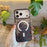 For iPhone 17 Pro Case Compatible with MagSafe Bling Rhinestone Quicksand TPU + PC Phone Cover - Black - 2
