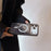 For iPhone 17 Pro Case Compatible with MagSafe Bling Rhinestone Quicksand TPU + PC Phone Cover - Black - 3
