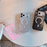 For iPhone 17 Pro Case Compatible with MagSafe Bling Rhinestone Quicksand TPU + PC Phone Cover - Black - 4