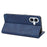 For iPhone 17 Case PU Leather Shockproof Protection Wallet Phone Cover - Blue - 4