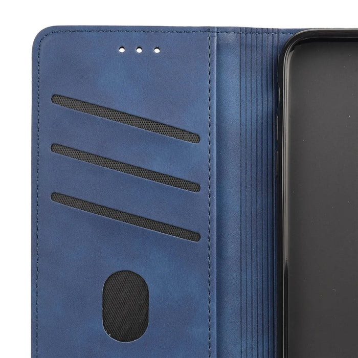 For iPhone 17 Pro Max Case PU Leather Shockproof Protection Wallet Phone Cover - Blue - 5