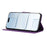 For iPhone Air Case Butterflies Flower Leather Wallet Flip Phone Cover - Purple - 3