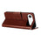 For iPhone Air Case Imprinted Mini Butterfly Leather Wallet Phone Cover - Brown - 4