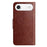 For iPhone Air Case Imprinted Mini Butterfly Leather Wallet Phone Cover - Brown - 7