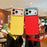 For iPhone 18 Pro Max / 17 Pro Max Case Contrasting Colors Shockproof TPU Phone Cover with Wrist Strap - Red - 4