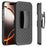 For iPhone 17 Pro Case PC + TPU Sliding Screen Cover Kickstand Phone Shell with Clip - 2