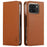 ABEEL For Google Pixel 10 Pro Fold Phone Case RFID Blocking Leather Flip Cover - Brown - 1