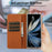 ABEEL For Google Pixel 10 Pro Fold Phone Case RFID Blocking Leather Flip Cover - Brown - 7