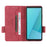For Sony Xperia 10 VII Case Leather Wallet Flip Phone Cover with Hardware Decor - Rose - 3