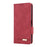 For Sony Xperia 10 VII Case Leather Wallet Flip Phone Cover with Hardware Decor - Rose - 6