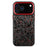 For iPhone 17 Pro Max Case Forged Texture Aramid Fiber + TPU Phone Cover with Black Lens Frame - Red - 2