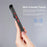 For iPhone 17 Pro Max Case Forged Texture Aramid Fiber + TPU Phone Cover with Black Lens Frame - Red - 3