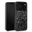 For iPhone 17 Pro Case Forged Texture Aramid Fiber + TPU Phone Cover with Black Lens Frame - Black - 1