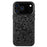For iPhone 17 Pro Case Forged Texture Aramid Fiber + TPU Phone Cover with Black Lens Frame - Black - 2