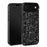For iPhone Air Case Forged Texture Aramid Fiber + TPU Phone Cover with Black Lens Frame - Black - 1