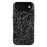 For iPhone Air Case Forged Texture Aramid Fiber + TPU Phone Cover with Black Lens Frame - Black - 2
