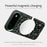 For iPhone Air Case Forged Texture Aramid Fiber + TPU Phone Cover with Black Lens Frame - Black - 6