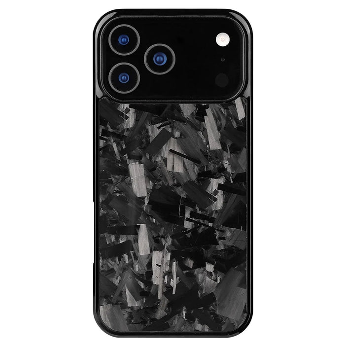 For iPhone 17 Pro Magnetic Case Large Texture Aramid Fiber + TPU Phone Cover - Black - 1