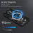 For iPhone 17 Magnetic Case Large Texture Aramid Fiber + TPU Phone Cover - Black - 2