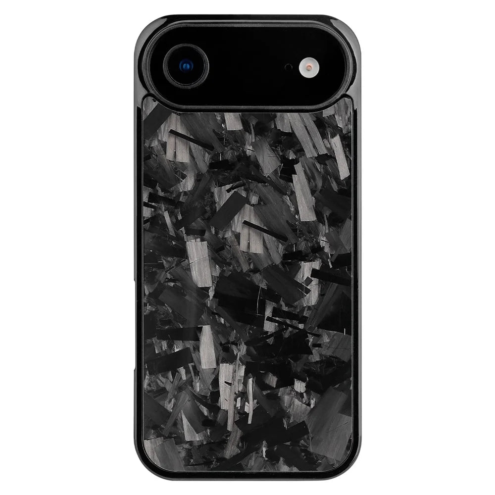 For iPhone Air Magnetic Case Large Texture Aramid Fiber + TPU Phone Cover - Black - 1