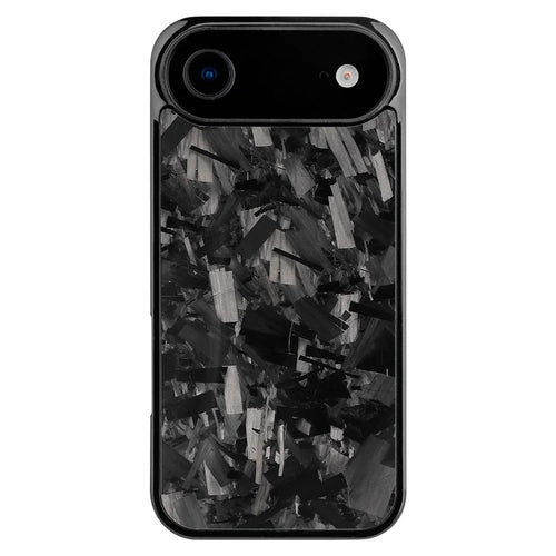 For iPhone Air Magnetic Case Large Texture Aramid Fiber + TPU Phone Cover - Black - 1