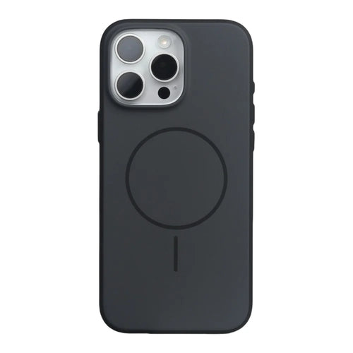For iPhone 17 Pro Max Case Compatible with MagSafe Matte Skin Feel TPU + PC Phone Cover - Black - 1
