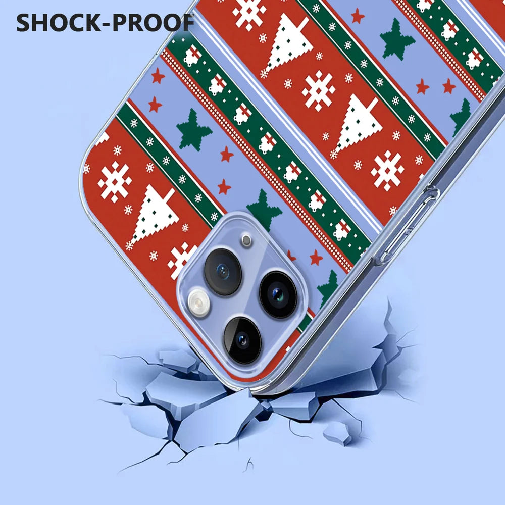 For iPhone 11 Pro Max Case Christmas Themed Pattern Printing TPU Phone Back Cover - Christmas Ribbons - 3