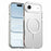 For iPhone Air Case Candy Color PC + TPU + PET Phone Cover Compatible with MagSafe - White - 1