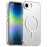 For iPhone 17e / 16e Case Candy Color PC + TPU + PET Phone Cover Compatible with MagSafe - White - 1
