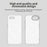 For iPhone 17e / 16e Case Candy Color PC + TPU + PET Phone Cover Compatible with MagSafe - White - 4