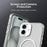 For iPhone 16 Plus Case Candy Color PC + TPU + PET Phone Cover Compatible with MagSafe - White - 7
