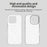 For iPhone 16 Pro Max Case Candy Color PC + TPU + PET Phone Cover Compatible with MagSafe - White - 4