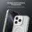 For iPhone 16 Pro Max Case Candy Color PC + TPU + PET Phone Cover Compatible with MagSafe - White - 7