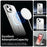 For iPhone 15 Case Candy Color PC + TPU + PET Phone Cover Compatible with MagSafe - White - 3