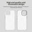 For iPhone 15 Case Candy Color PC + TPU + PET Phone Cover Compatible with MagSafe - White - 4