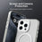 For iPhone 15 Pro Max Case Candy Color PC + TPU + PET Phone Cover Compatible with MagSafe - White - 7