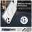 For iPhone 14 Case Candy Color PC + TPU + PET Phone Cover Compatible with MagSafe - White - 2