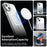 For iPhone 14 Case Candy Color PC + TPU + PET Phone Cover Compatible with MagSafe - White - 3